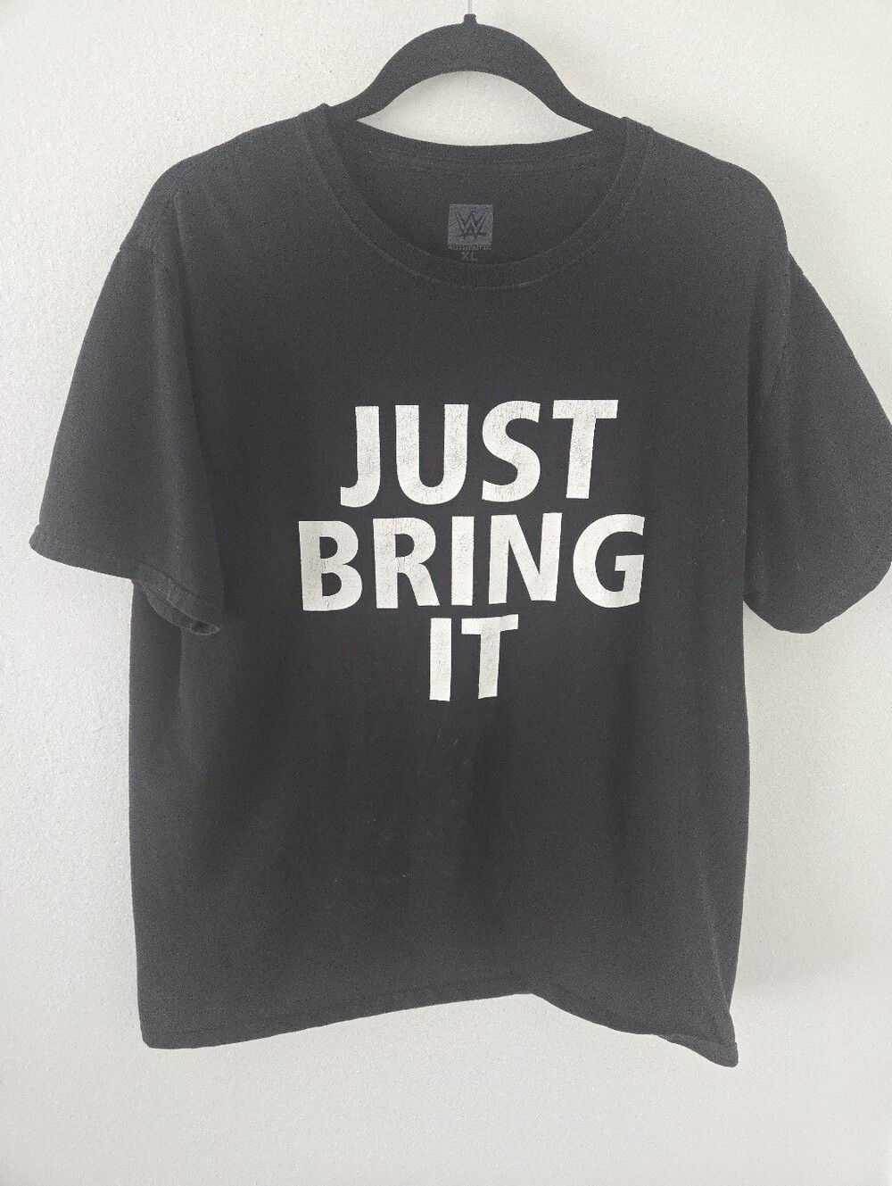 WWE The Rock Just Bring It Wrestling T Shirt Black Mens XL Dwayne Johnson